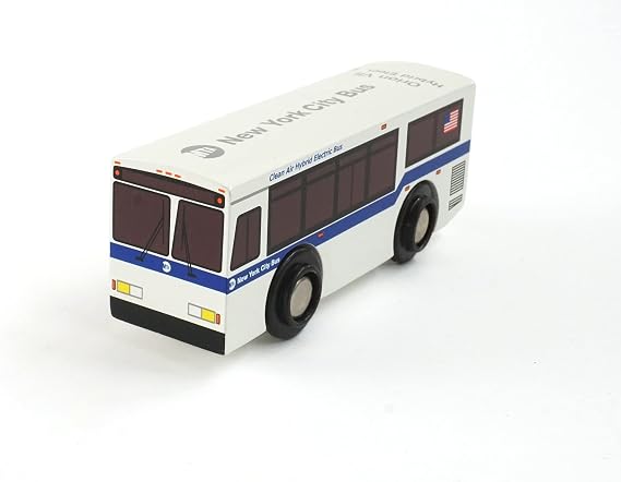 Munipals Wooden Roadway NYC City Bus Orion VII Bus Hybrid-electric