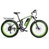 Cyrusher 26Inch XF900 Aluminum Electric Bike, 750W Ba-fang Motor, 28mph Max Speed, 48V 17Ah Battery, Dual Shock Absorber
