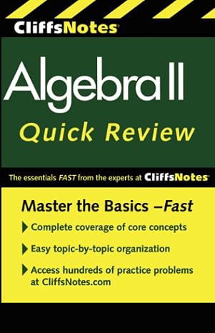 CliffsNotes Algebra II Quick Review, 2nd Edition