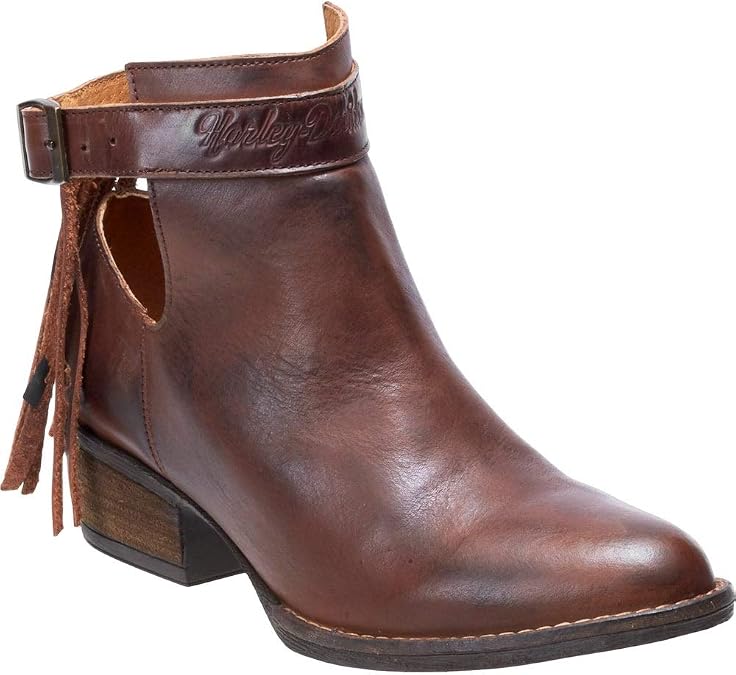 Harley-Davidson Women's Amory 4.25-Inch Black or Brown Casual Ankle Boots D84417