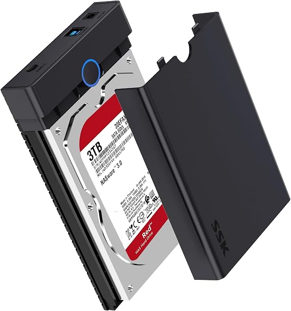 SSK 3.5 External Hard Drive Enclosure USB 3.0 to SATA HDD Dock Reader