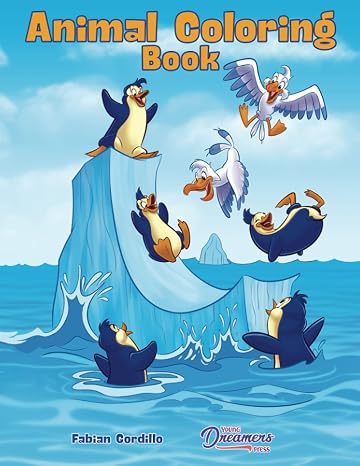 Animal Coloring Book: Kids Coloring Book Ages 4-8, 9-12