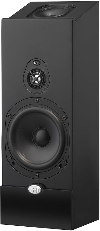 NHT Media Series 2-Way Dolby Atmos Satellite Speaker, Single Unit, High Gloss Black (MS - Satellite Black)