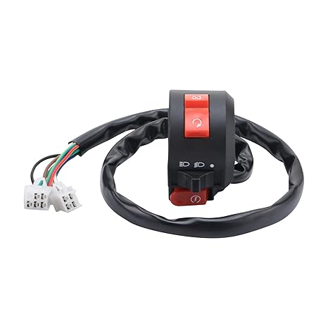 GOOFIT 5+4 Pin 9 Wire 3 Function Left Starter Kill Light Switch Assembly Replacement for 50cc 70cc 90cc 110 cc 125cc 150cc ATVs Quad Motorcycles Bike Scooter ATV Snowmobiles.