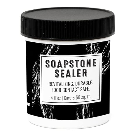 Real Milk Paint, Sealer for Concrete, Granite, Counter Tops, Marble, Slate, Soapstone, and Soapstone Sealer, 16 oz