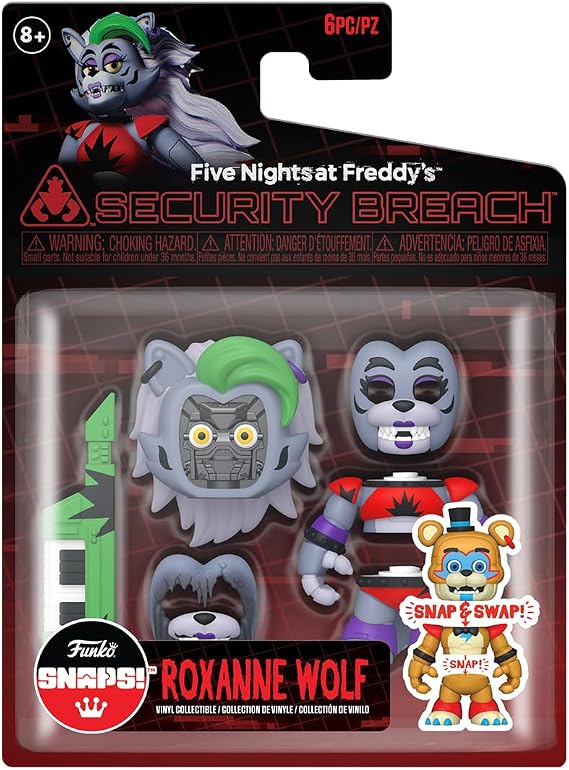 Funko Five Nights at Freddy's (FNAF) Snap: Rock 'n Roll, Roxanne Wolf - Collectable Vinyl Figure - Gift Idea - Official Merchandise - for Kids & Adults