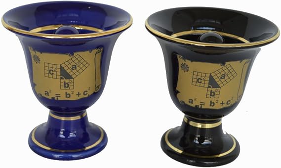 2 Items Pythagoras Cups Justice Pythagorean Theorem Ancient Mathematics