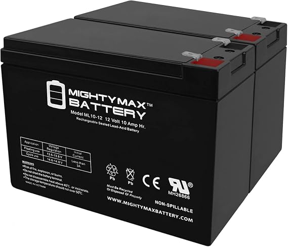 Mighty Max Battery 12V 10AH SLA Battery Replacement for Simplex 4010-2 Pack