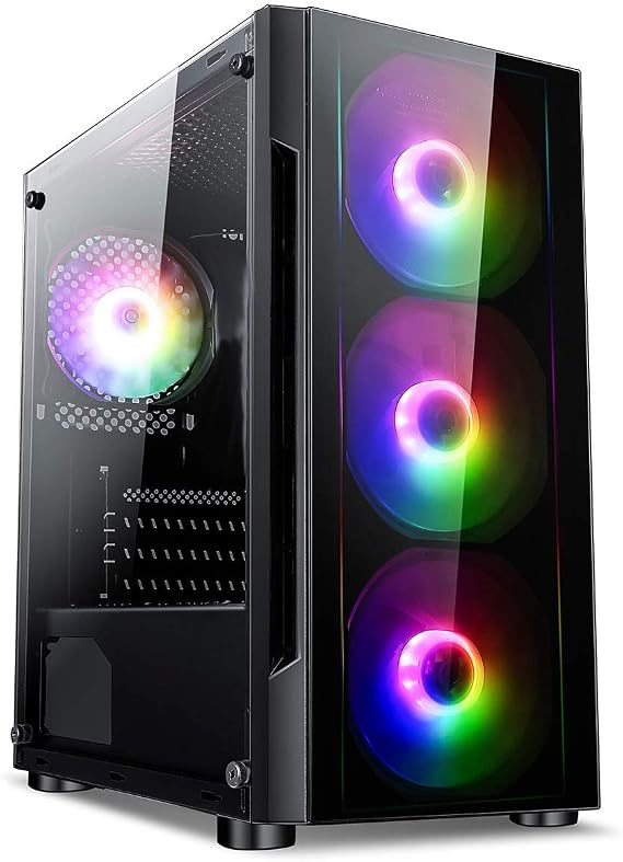 Palicomp AMD Gamer • Gaming PC • AMD Ryzen 5 5500 • NVIDIA RTX 3050 6GB DDR6 • 16GB 3200MHz DDR4 • 1TB NVME SSD • RGB Flash Gaming Case • WiFi • Bluetooth • Windows 11