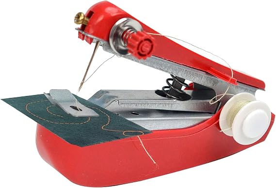 Hand Sewing Machine, Mini Sewing Machine, Handy Sewing Machine, Portable, Handheld, Mini Lock Sewing Machine, Small Hand Sewing Machine, Beginner, Manual Sewing Machine, Thick Sewing Machine, Compact