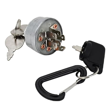 Ignition Switch with Keys 103-0206 104-2541 for Exmark Lazer Z & Lazer Z XP, Toro Z500 & Z Master with 60" & 72" Deck, Replace for Exmark Toro 109-4736 88-9830 430-334 5208003