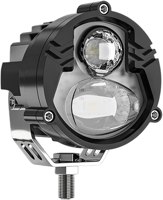 HEYCE LED Motosiklet Far | Parlak LED Motosiklet Işıkları | 4 Aydınlatma Modlu Spot Sürüş Sis Lambaları, Enerji Tasarrufu, Arabalar, SUV'ler, Bisikletler için Güvenli Sürüş