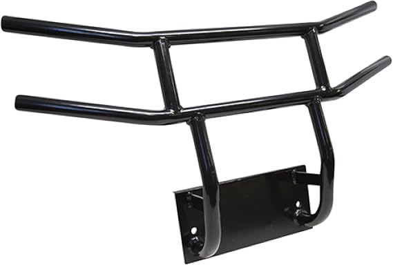 Red Hawk BG-125 Brush Guard Compatible with/Replacement for Yamaha Drive2 Black Powder Coat, Steel Front Golf Carts