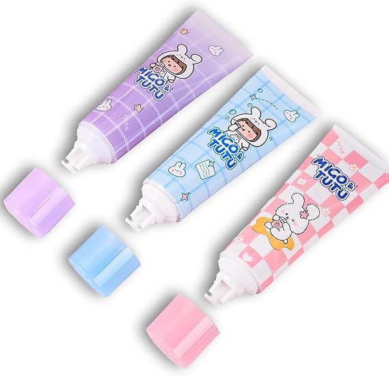 White Correction Tape, Quick Dry Mini Small Japan Aesthetic Cute Correction Tape, with Easy to Use Kawaii Applicator,for Home Office Supplies.