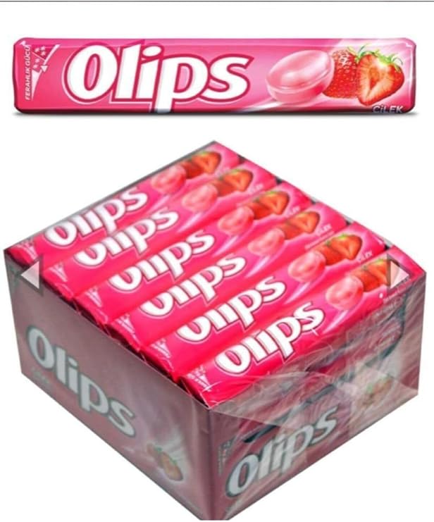 Olips Çilek Aromalı Stick Şeker 28 gr
