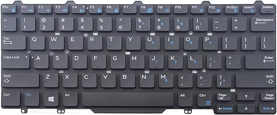 Original New for Dell CN-094F68 V146925AS1 90.40A07.S01 9Z.NB2UW.A1D NSK-LKAUW 1D CN-00M14 Keyboard US Black Non-Backlit
