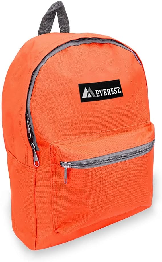 Everest 1045K Basic Backpack, 15", Tangerine