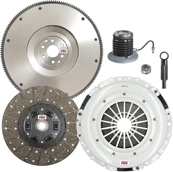 CMPRO Stage 1 Clutch Kit & Flywheel & Slave fits 05-10 Mustang GT 4.6L | Performance Clutch fits Bullitt Lujo Shelby | Off-Road & Track Use