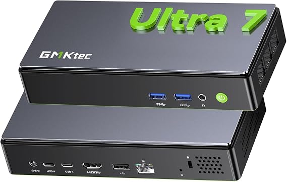 GMKtec K13 Mini PC Core Ultra 7 256V Compatible with Win11Pro Linux 115TOPS USB 4 Compatible