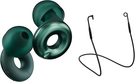 Loop Switch 2 Ear Plugs + Loop Link Connector Set | 3 Level Noise Control Earplugs | Includes Anti-lost Strap