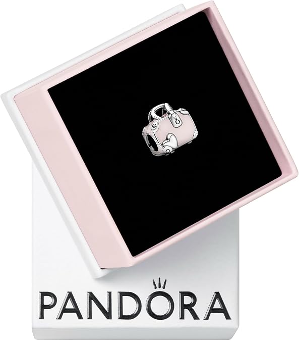 PANDORA Pink Travel Bag Charm