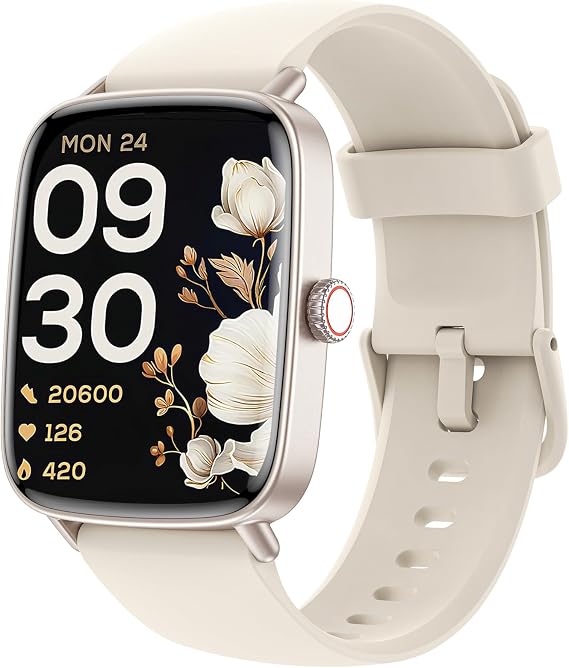 Smart Watch for Women Men(Answer/Make Calls), 1.85" HD Screen Fitness Watch with SpO2 Heart Rate Sleep Monitor, Smart Watches 100+ Sport IP68 Waterproof, Step Counter Ladies Smartwatch for iOS Android