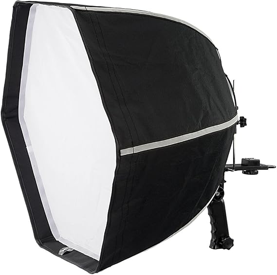 Fotodiox F60 Quick-Collapse Flash Softbox - 60cm (24in) Hexagon for Canon Speedlight and Nikon, Vivitar, Sunpack, Nissin, Sigma, Sony, Pentax, Olympus, Panasonic Lumix Flash