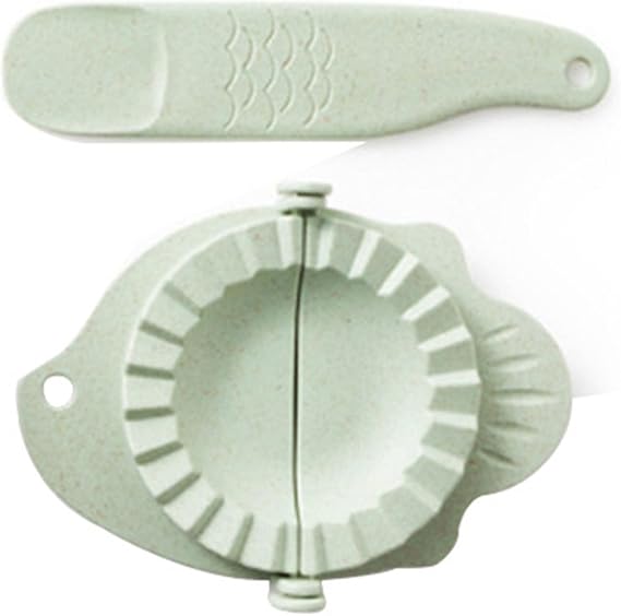 Dumpling Maker Set, Hangable Kitchen Tool with Spoon Combo, Multipurpose Plastic PP, Crimping Tool and Empanada Maker Press for Easy Dumpling and Empanada Creation (-3118240071711)