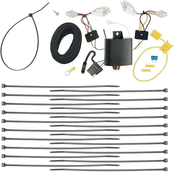 TEKONSHA T-One T-Connector Harness, 4-Way Flat, Compatible with Select Lexus NX200t, NX300h