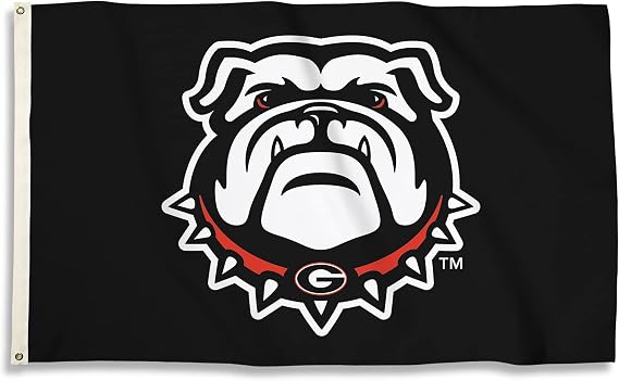 BSI PRODUCTS, INC. - Georgia Bulldogs 3x5 Flag with Heavy-Duty Brass Grommets - UGA Football, Basketball & Baseball Pride - High Durability - Designed for Indoor or Outdoor Use - Great Gift Idea