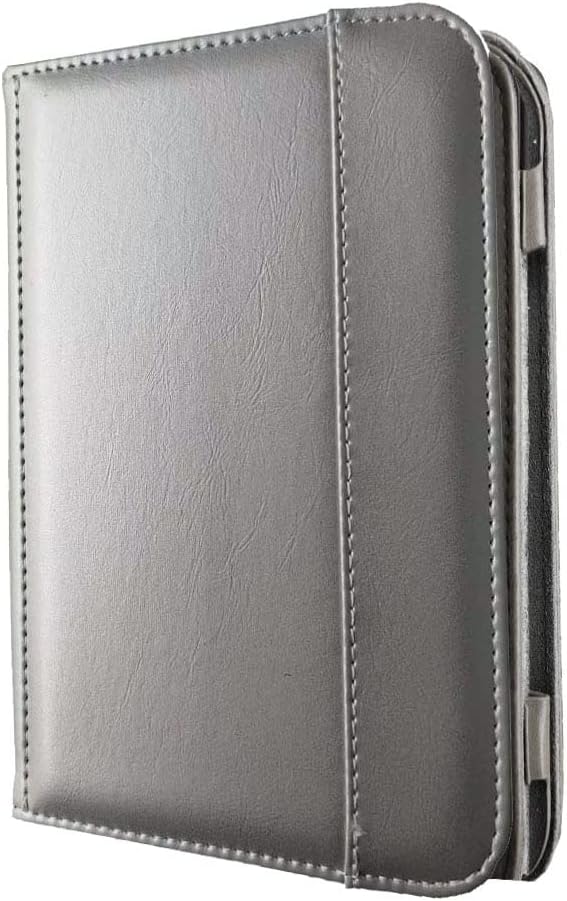 GLAZZY Case for Barnes and Noble Nook Simple Touch eBook Reader GlowLight Case, Book Cover Pocket for Nook 2 / Nook 3 Ebook Case (Color : Silver)