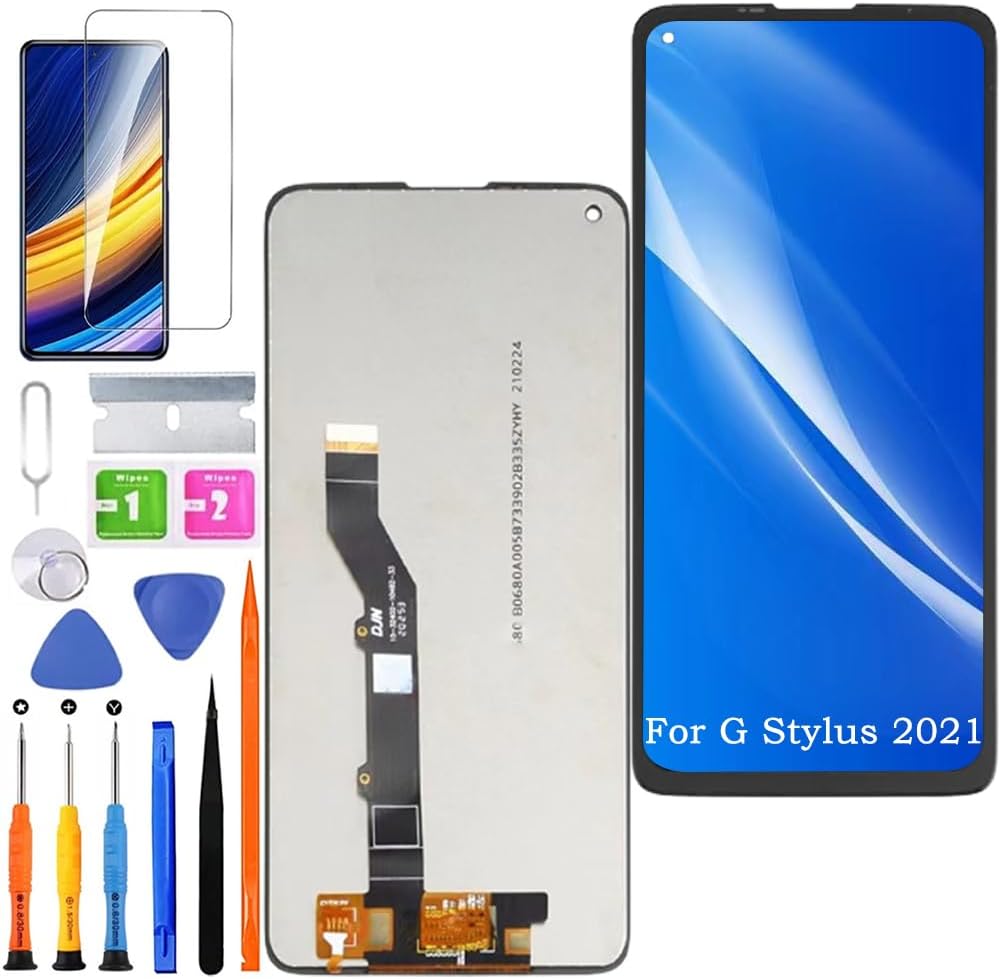 Screen Replacement for Motorola Moto G Stylus 2021 XT2115 XT2115-1 LCD Display Touch Digitizer Assembly  Tools