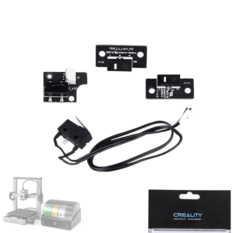 Official Creality Hi Limit Switch Set (4Pcs), Z-axis, Y-axis, Z-axis (Right Side), Z-axis (Left Side), 3D Printer Accessories for Creality Hi