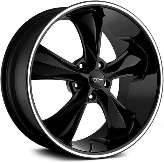 Foose F104 Legend SS 20x8.5 5x114.3 (5x4.5") +32mm Black Wheel Rim