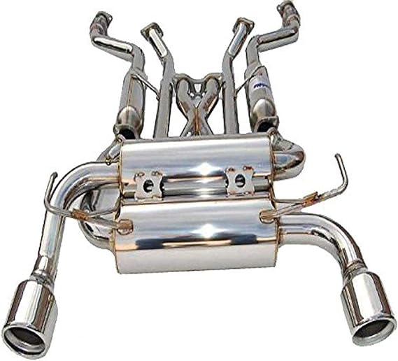 Invidia (HS14IQ5GIS) Gemini Stainless Steel Polished Tips Catback Exhaust for Infiniti Q50 RWD