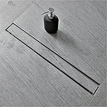 Neodrain 28-Inch Linear Shower Drain with Tile Insert Grate,Brushed 304 Stainless Steel Rectangle Shower Floor Drain,Linear Drain with Leveling Feet, Hair Strainer