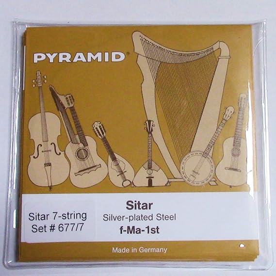 Pyramid Sitar Strings Ravi Shankar Style 7-String, Heavy (Medium)