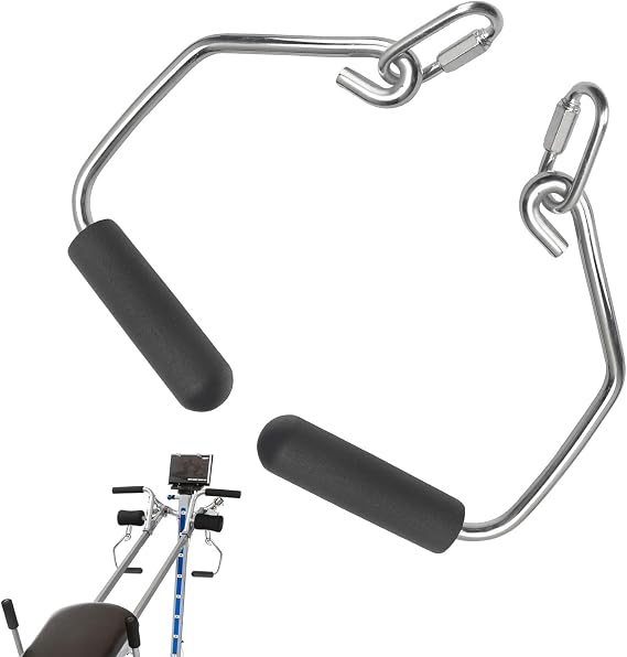 Open Ended Chrome Grip Handles for Total Gym Home Workout Machines