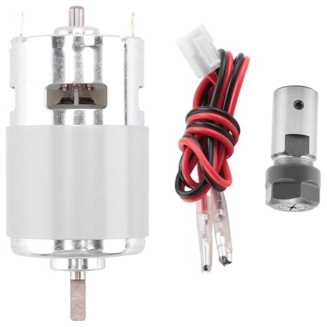 775 Spindle Motor with ER11 Collet & Connection Line, 24V 20000 R/Min,Fit for 3018 Series Carving Machine