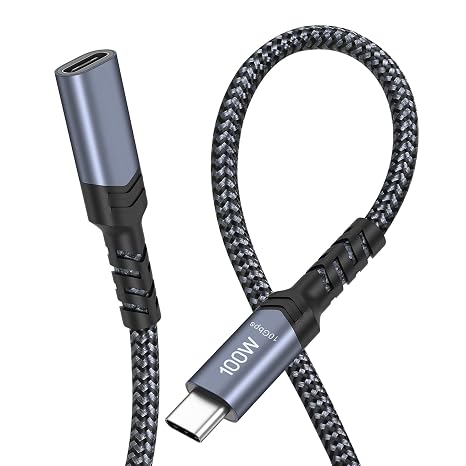OKRAY USB C Extension Cable, USB 3.2 Type C Male to C Female Extender Cord