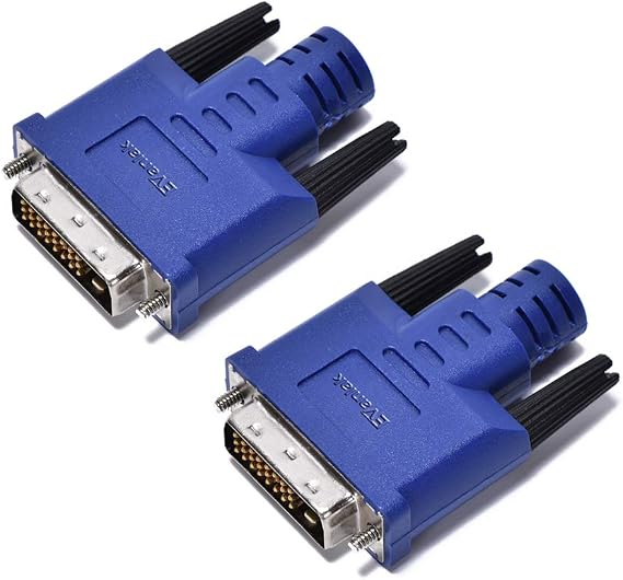 EVanlak DVI Dummy Plug Functionally Stable Dummy Plug Headless Ghost Virtual Display RGB Monitor Headless Display Emulator Operating System Boot/Load Resolutions 1920x1080@60hz up to2560x1600@Hz 2P