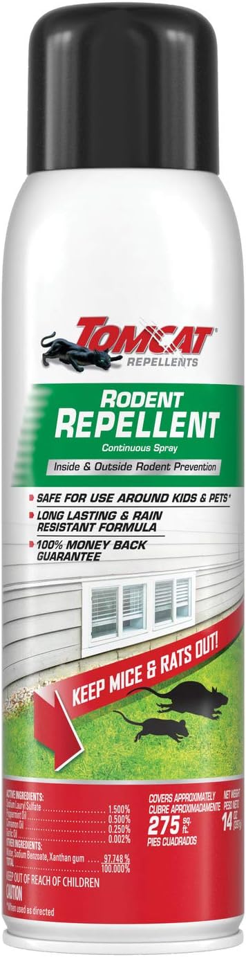 Tomcat Repellents Rodent Repellent Continuous Spray, 14 oz.