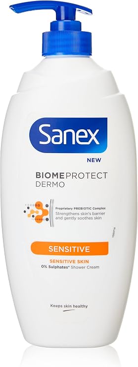 Sanex Shower Gel Dermo Sensitive MB 720ml, white