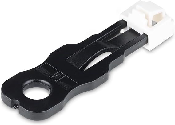 StarTech RJ45 Port Locks, 10 Pack with Security Key (RJ45LOCKANDKEY) | Locking RJ45 Port Blocker/Dust Cover, Reusable Ethernet Port Protector