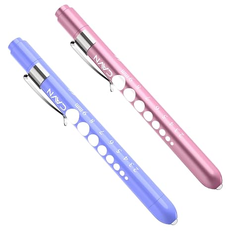 CAVN Pen Light with Pupil Gauge LED Penlight for Nurses Doctors