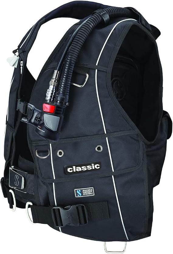 Scubapro Classic Diving BCD with 5th Generation Air2 Octopus/Inflator (Small, Black)