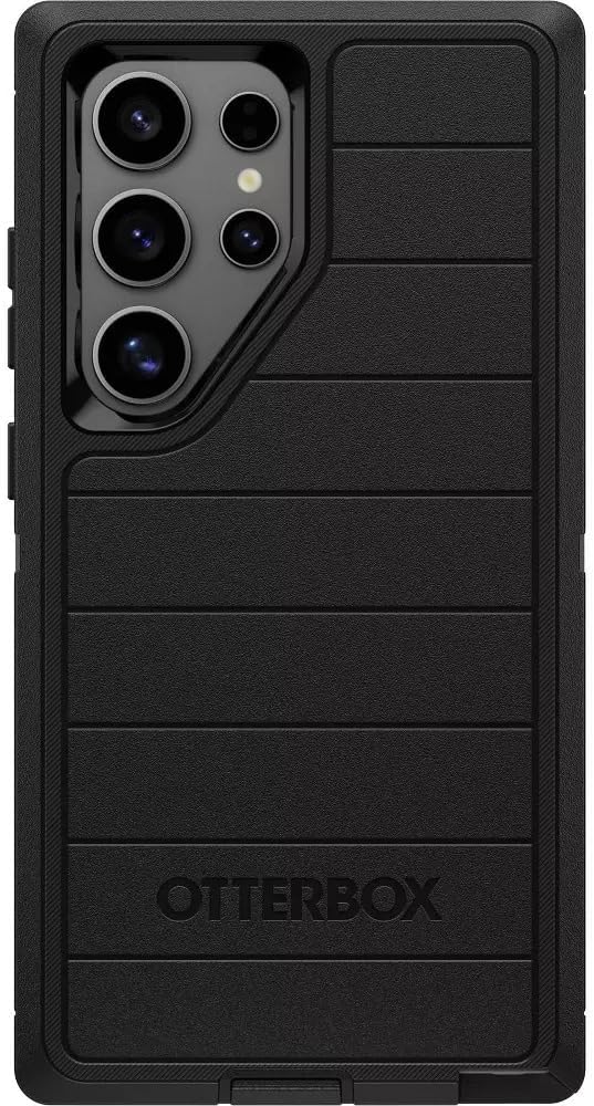 OtterBox Samsung Galaxy S24 Ultra (Only) - Defender Series Case - Black - Case Only - Screenless - Rugged & Durable - with Port Protection - Microbial Defense Protection