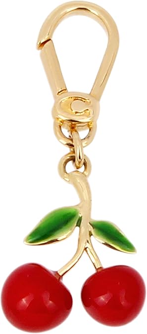 COACH Collectible Cherry Charm Gold One Size