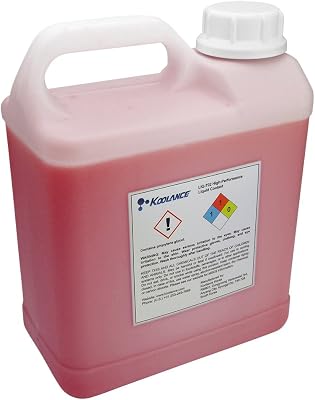 Koolance LIQ-702RD-05L 702 Liquid Coolant, High-Performance, UV Red, 5000ml 169 fl oz