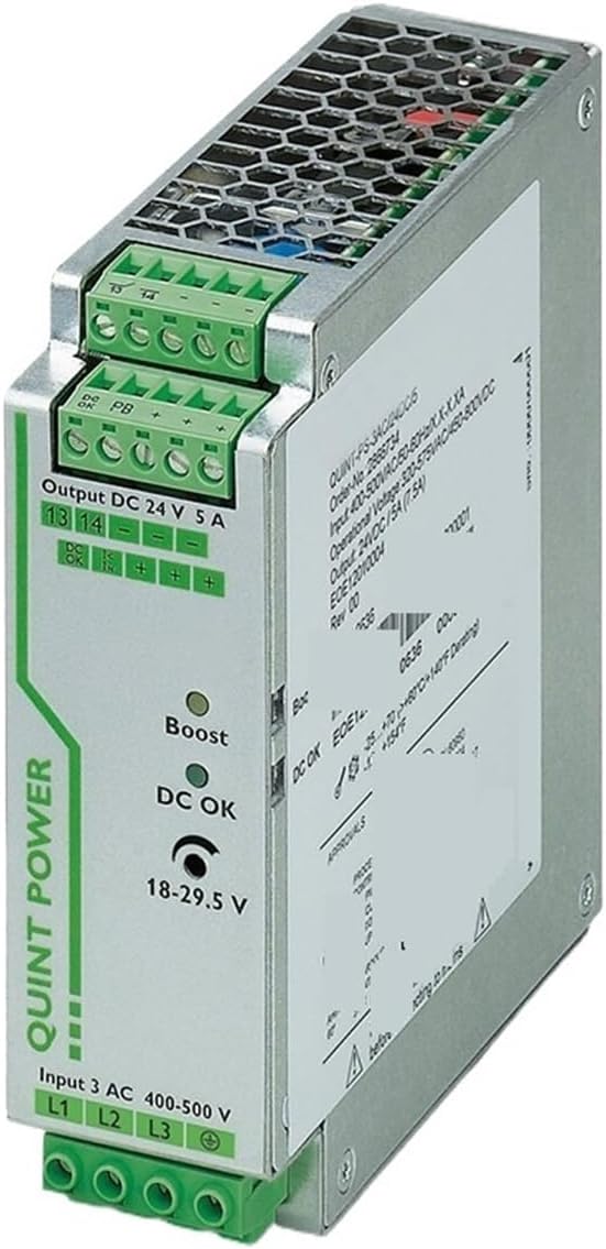 Switching Power Supply 2866734 QUINT-PS/3AC/24DC/5 Switching Power Supply Output 24VDC/5A